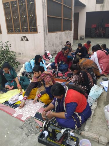 Sarbat Da Bhala Charitable Trust Moga Unit Holds Sewing Center Examination