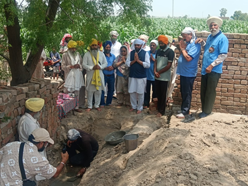Sarbat Da Bhala Trust Begins Rebuilding Flood-Damaged House in Ferozepur
