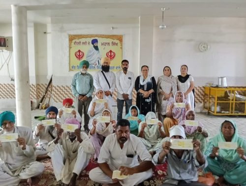 Sarbat Da Bhala Charitable Trust Distributes ₹16,000 in Pensions to 21 Needy Individuals in Zira
