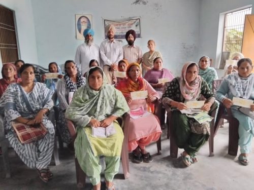 Monthly Pension Distribution by Sarbat Da Bhala Charitable Trust.