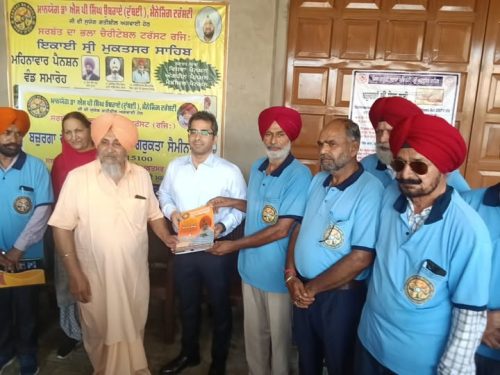 Sarbat Da Bhala Charitable Trust Honors Senior Civil Judge Himanshu Arora