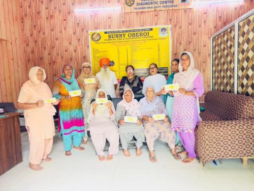 Sarbat Da Bhala Charitable Trust Distributes Pensions in Talwandi Bhai and Mudki.