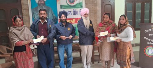 Sarbat Da Bhala Trust Distributes Monthly Pensions to 30 Beneficiaries in Ferozepur