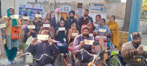 Sarbat Da Bhala Trust Distributes Monthly Pensions to 30 Beneficiaries in Ferozepur