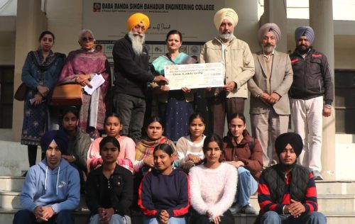 Sarbat Da Bhala Trust Awards $1 Lakh Scholarship to 10 Students at Baba Banda Singh Bahadur Engineering College
