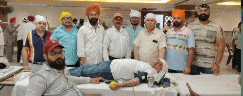 Sarbat Da Bhala Trust Organizes Blood Donation Camp in Fatehabad; 80 Donate