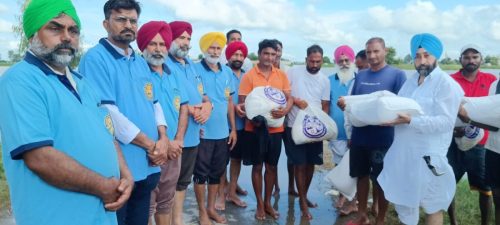 Dr. S. P. Singh Oberoi Delivers Aid to Firozepur Flood Victims.