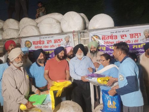 Dr. S. P. Singh Oberoi Delivers Aid to Firozepur Flood Victims.