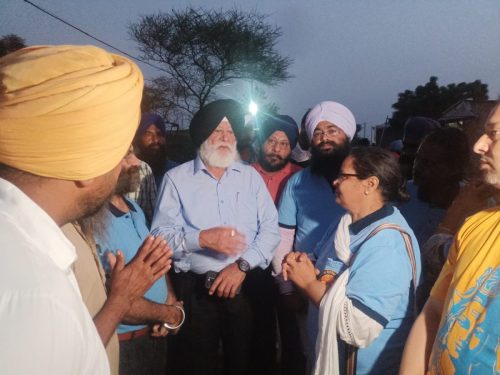 Dr. S. P. Singh Oberoi Delivers Aid to Firozepur Flood Victims.