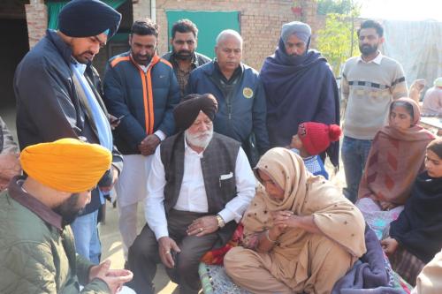 SDBCT given assistance to Georgia accident victim Harvinder Singh's family in Mansa