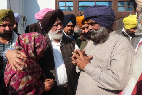 SDBCT given assistance to Georgia accident victim Maninder Kaur's family in Mansa