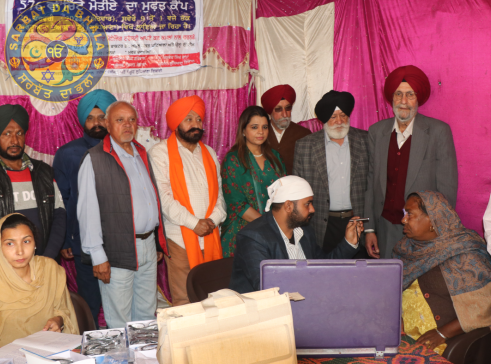 SDBCT organized Eye Camp at Sahnewal, Ludhiana